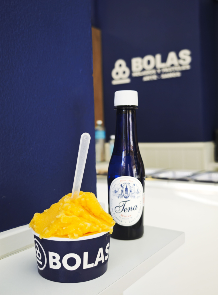 helado de naranja con agua de azahar Luca de Tena