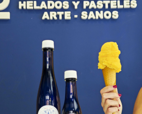 helado de naranja con agua de azahar Luca de Tena